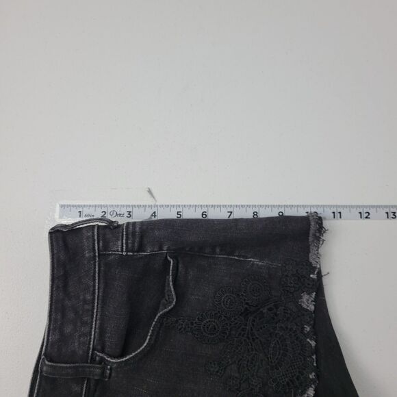 American eagle super stretch X hi-rise shortie black shorts 4 womens 2403 26W - Picture 6 of 11